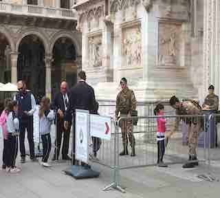 Child Security In Milan 2016